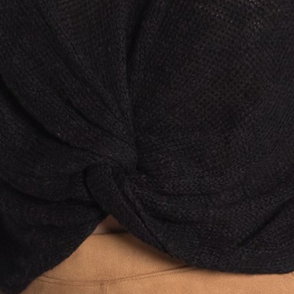 NWOT BCBGeneration Twist Hem V-Neck Sweater - Picture 4 of 6